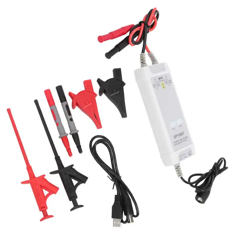 Щупы осциллографа DP10007 щуп 100 МГц 700 в Высоковольтный дифференциальный зонд