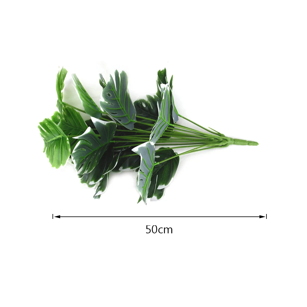 Декоративное растение в горшке креативная имитация зеленых листьев