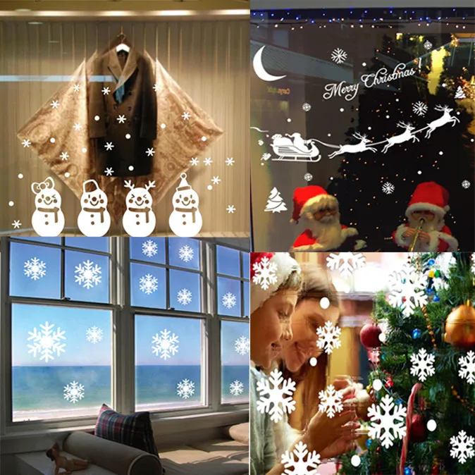 Christmas Snow Ball Removable Home Vinyl Window Wall Stickers Decal Decor Sticker For Kids Children Room Decoration C116 | Дом и сад