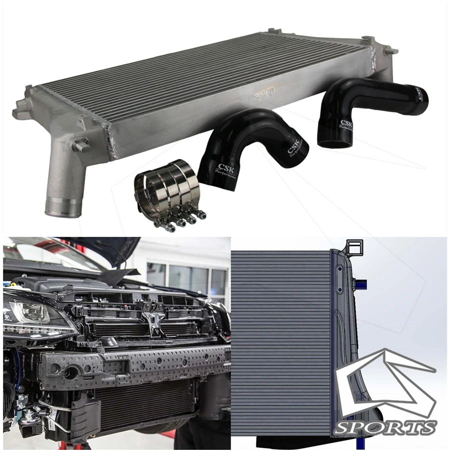 Комплект Intercooler подходит для шлангов A3/S3 / V * W G olf TI R MK7 EA888 1 8 T 2 0 TSI|Радиаторы и