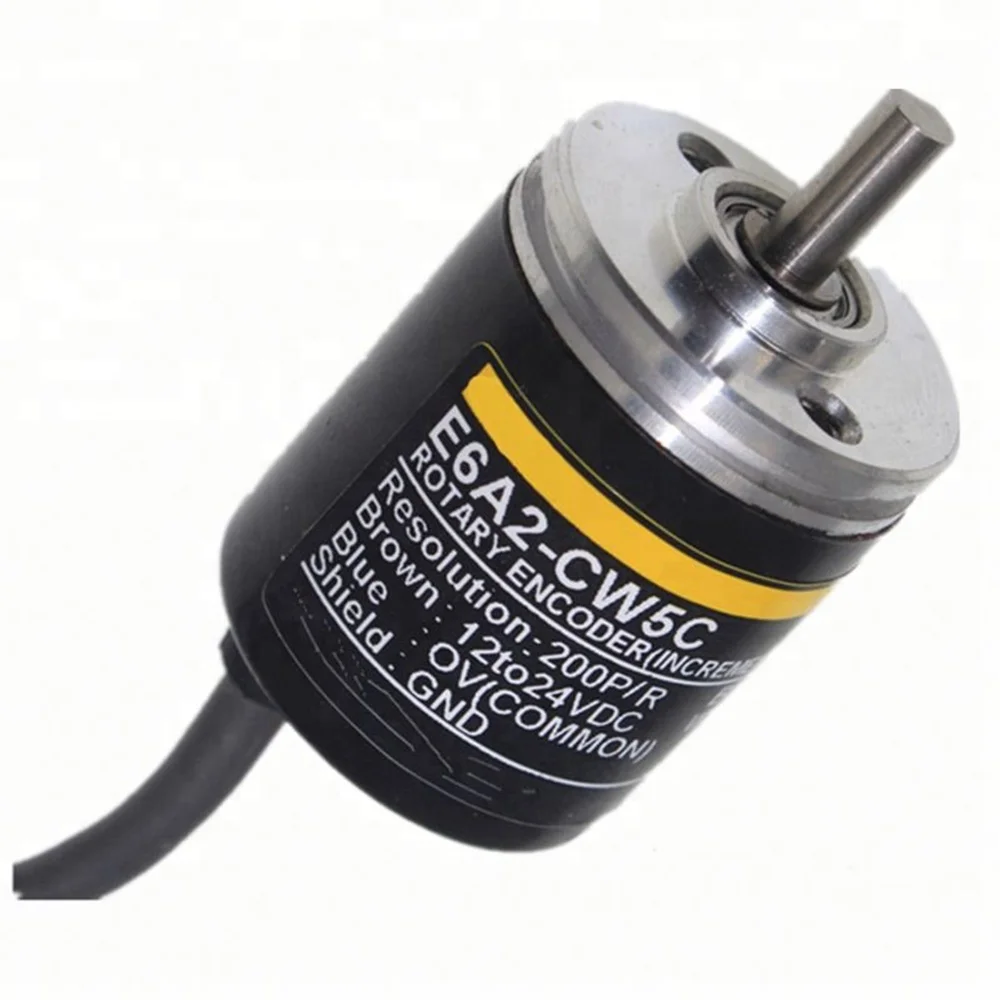 Omron E6A2-CW5C CW3C инкрементный датчик с твердым валом Выход NPN 100 200 300 360 500PPR импульсный