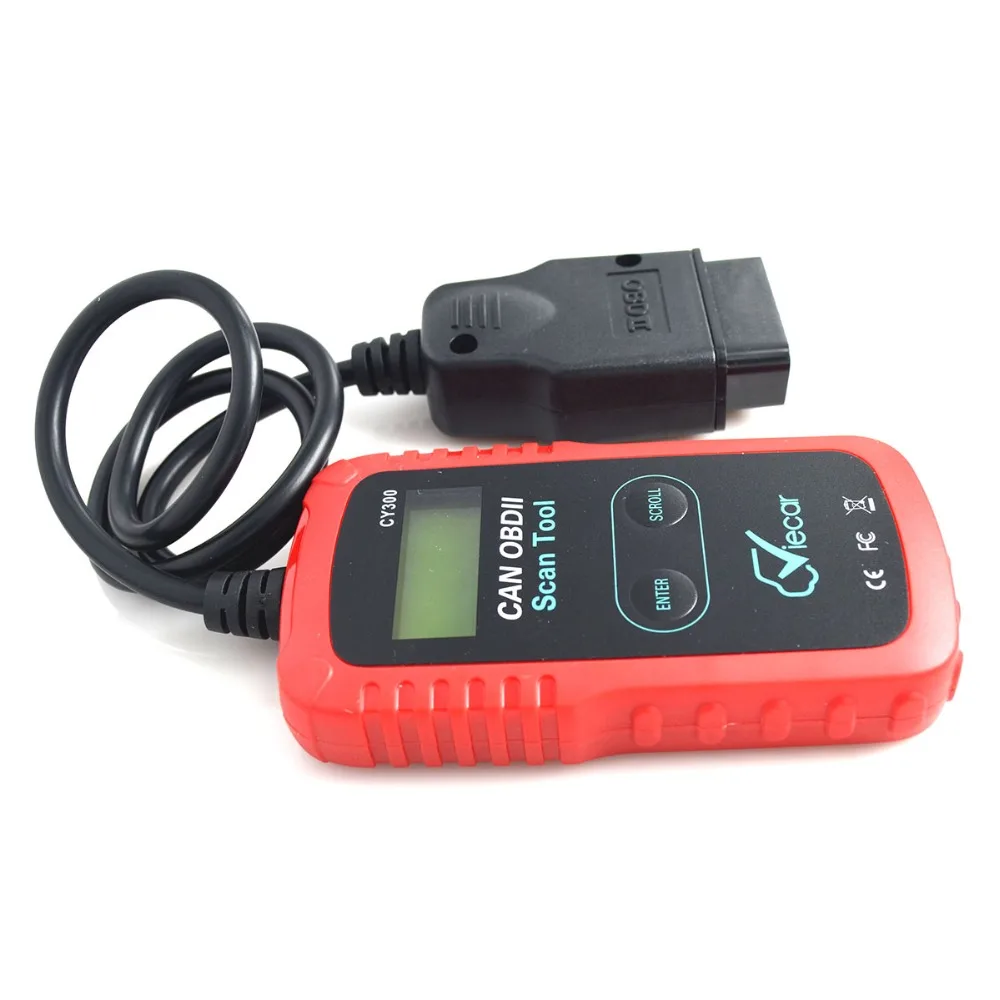 Новое поступление OBD2 диагностический считыватель кодов Viecar CY300 CAN OBDII сканирующий