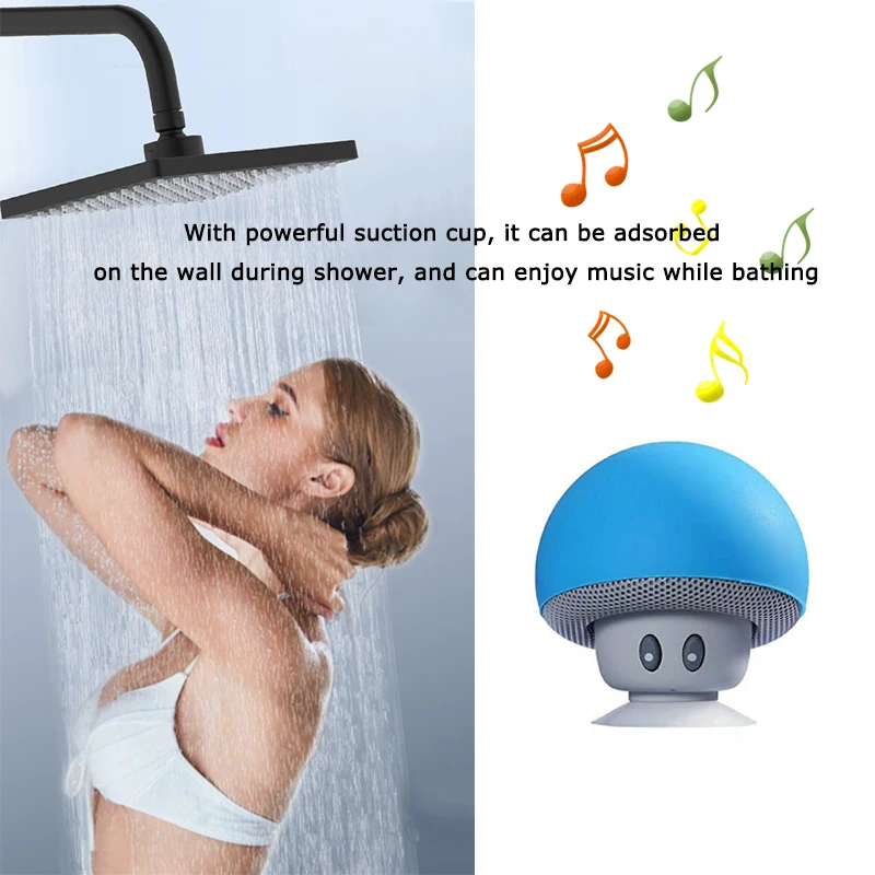 Подарок мультяшный гриб беспроводной динамик Bluetooth водонепроницаемый мини bluetooth