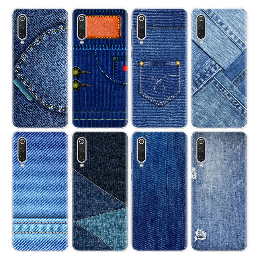 Джинсовый ковбойский чехол для телефона с принтом Xiaomi Redmi Note 10 9 9S 8 8T 7 6 5 6A 7A 8A 9A 9C K20