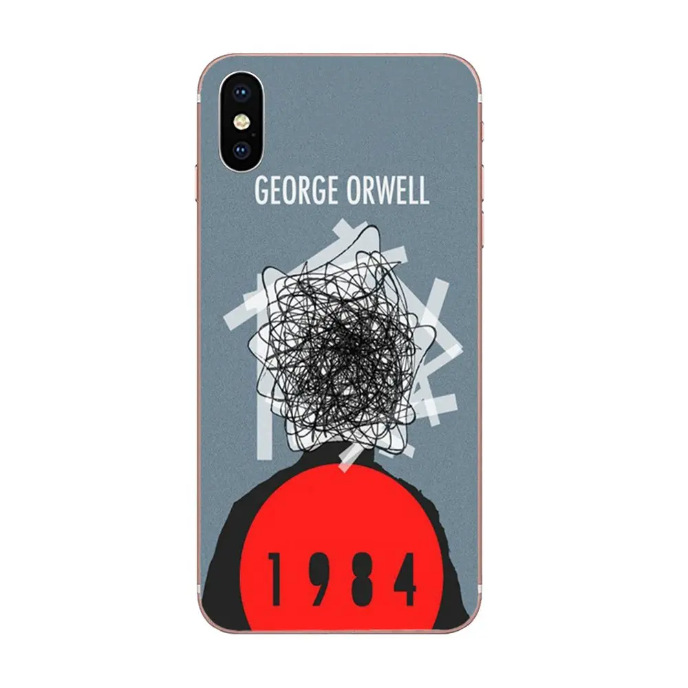 Phone Soft Shell For Xiaomi Redmi Note 2 3 3S 4 4A 4X 5 5A 6 6A Pro Plus 1984 George Orwell Book Flexibles | Мобильные телефоны и