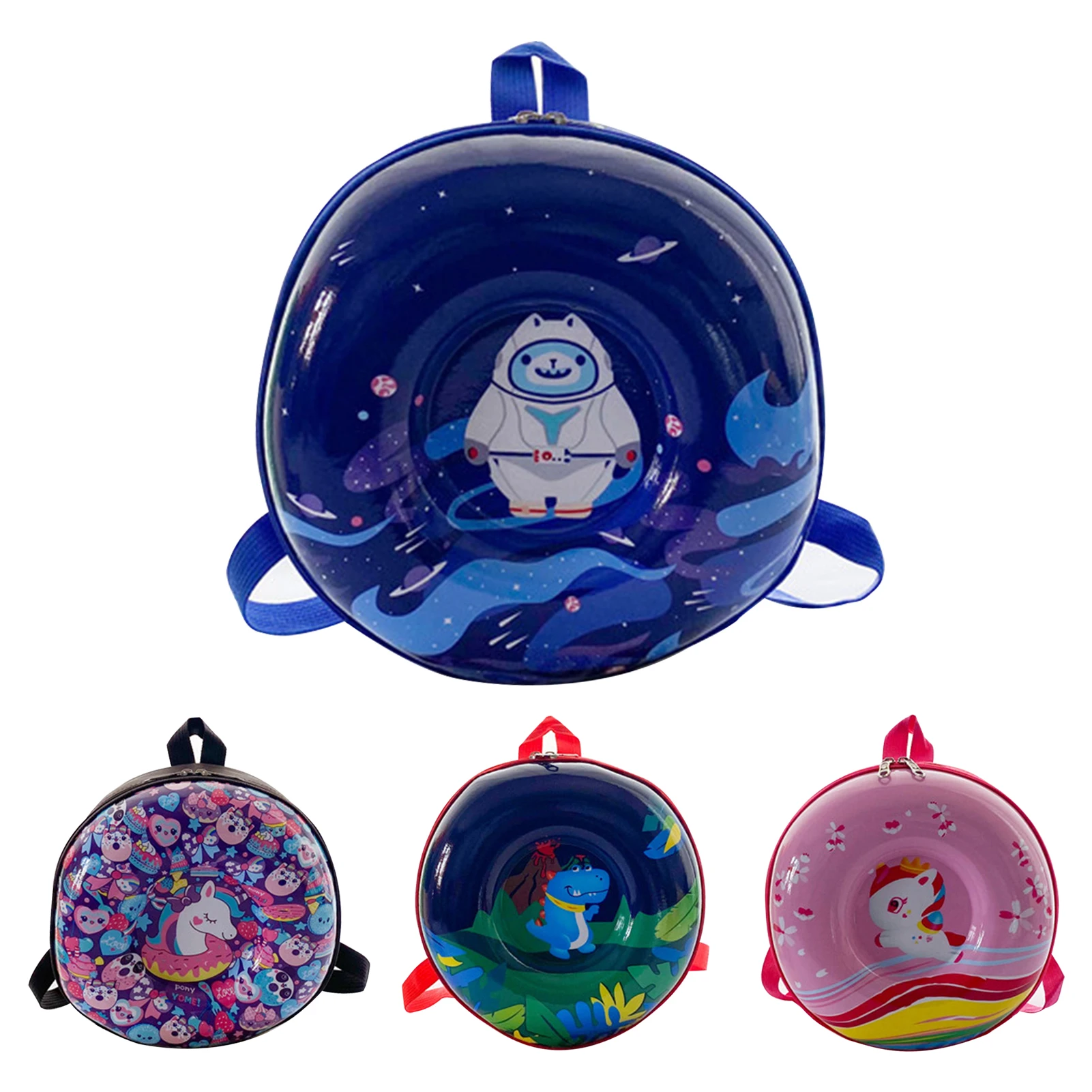 Рюкзак для малышей, детский рюкзак в форме пончика, вместительный водонепроницаемый рюкзак для детского сада, дорожная сумка для мальчиков ...
