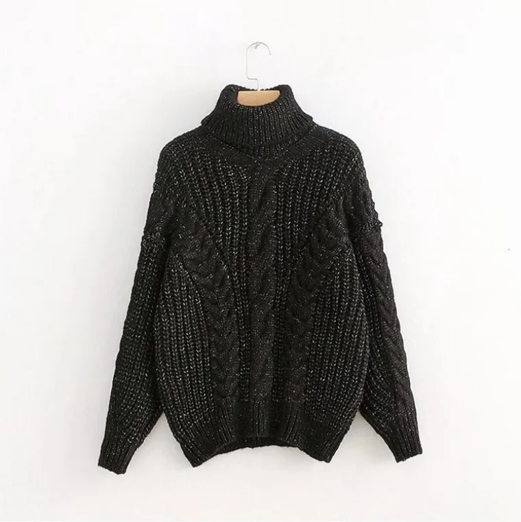 

2020 New Women Winter Turtleneck Sweater and Pullovers Warm Twisted Pull Jumpers Mohair Female Autumn Cashmere sweater