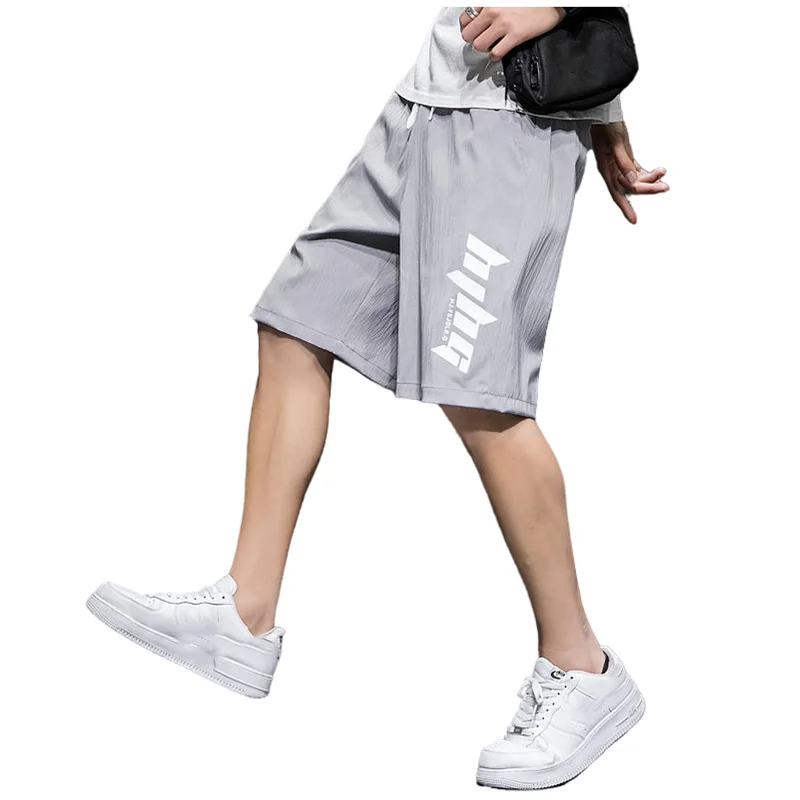 

European and American Summer Shorts Men's Sports Casual Five-point Pants Fashion Thin Stretch Loose Large Size 4XL Men's Pants