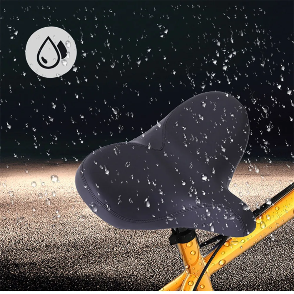 

Waterproof Bike Saddle Saddle Comfortable Breathable Seat Cushion for Bike Cycling (Black)