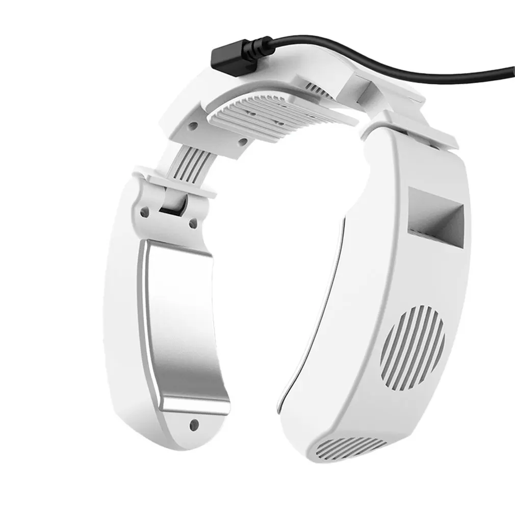 

Portable Neck Fan Hands Free Bladeless Fan Wearable Personal Fan Leafless Rechargeable Foldable Head Fan