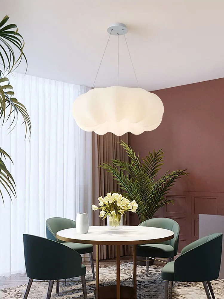 

Modern Simple LED Chandelier Lighting Dining Living Room Pumpkin Creative Hanging Lamp Study Bedroom Home Deco Round Fixtures