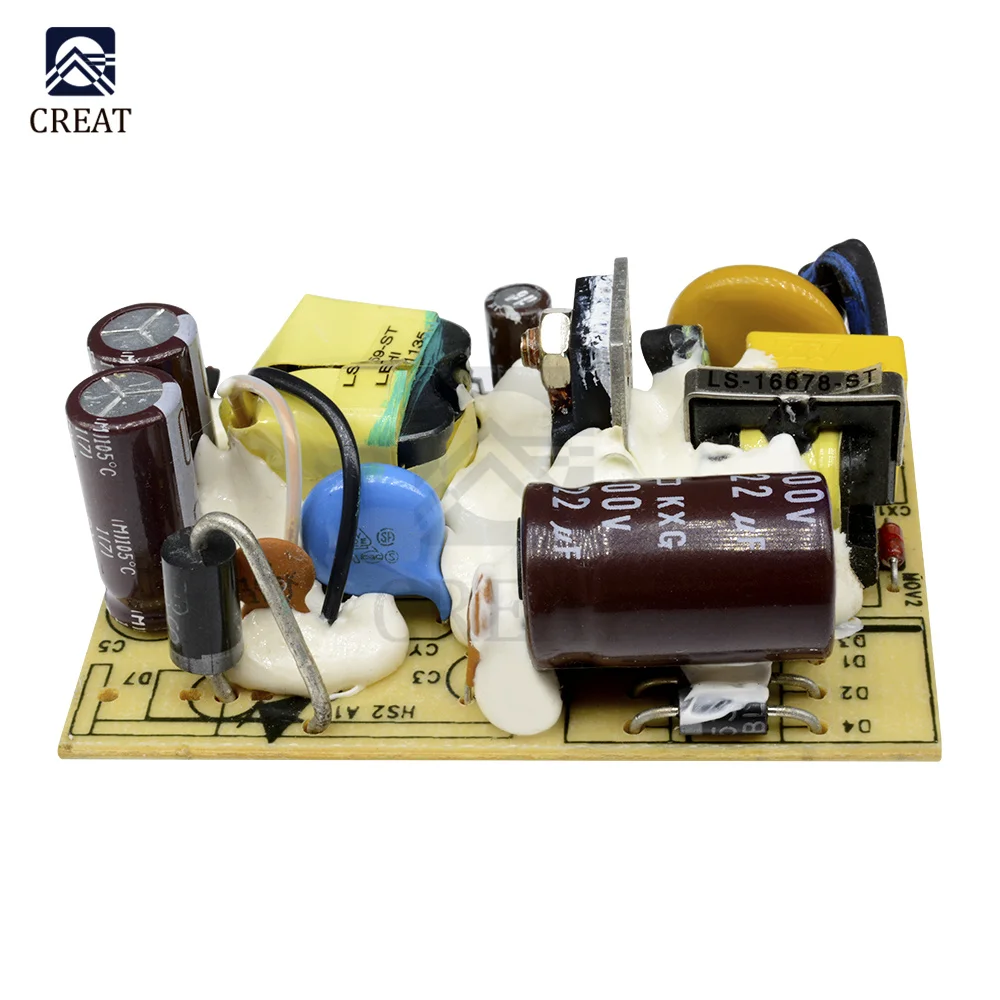 AC DC 12V 2A Импульсный блок питания постоянного тока регулятор напряжения