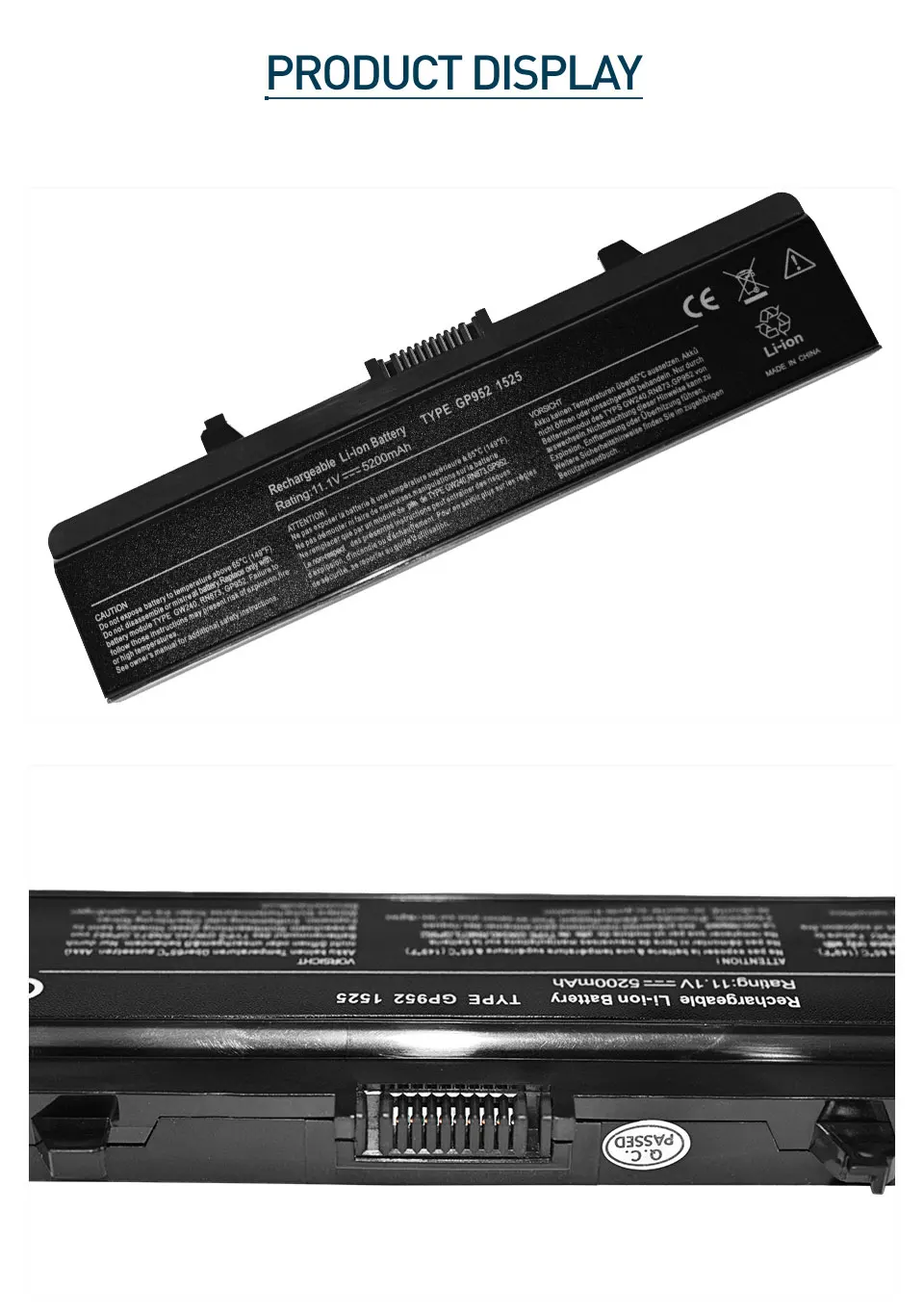 Ноутбук Батарея для Dell Inspiron 1525 1526 1545 1545 для Vostro 500 CR693 D608H GP252 GP952 GW240 GW241 WK380 WK381 WP193