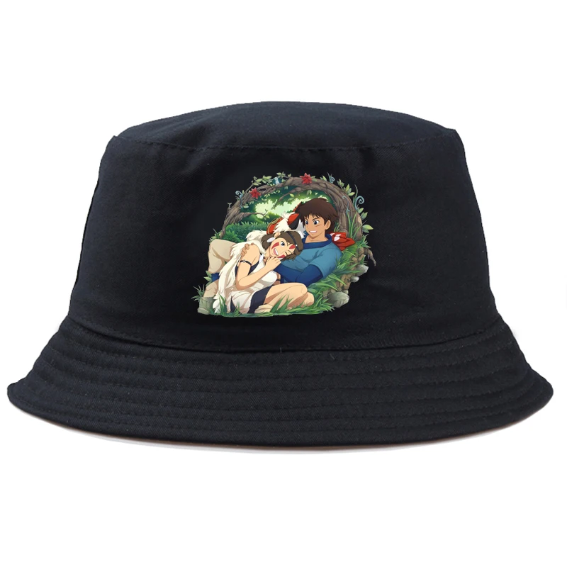 Панама для мальчиков и девочек однотонная в стиле Харадзюку с принтом |