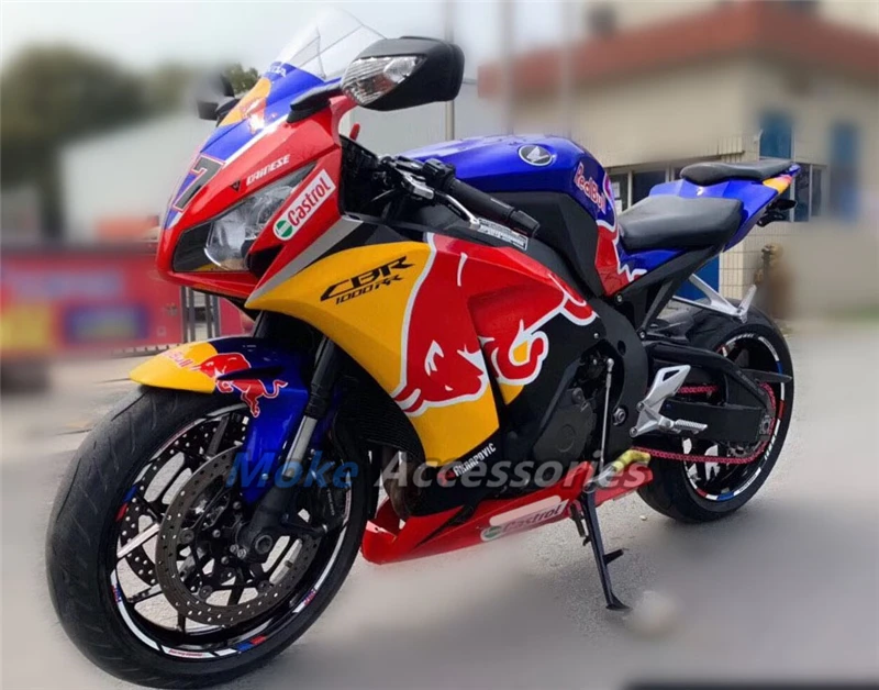 

Motorcycle Fairings Kit Fit For Cbr1000rr 2008 2009 2010 Bodywork Set High Quality ABS Injection New Red Blue Bull