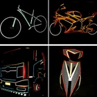 DIY автомобильные отражающие наклейки 8 метров светящаяся лента велосипед Мотоцикл Грузовик ночсветильник вспышка предупредить клейкое свечение авто аксессуары