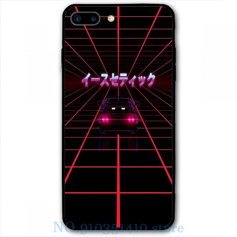 Ретро-чехол для телефона в стиле 80-х с рисунком виде волны iPhone 12 Pro 11 X XR XS Max 8 7 6 6s Plus