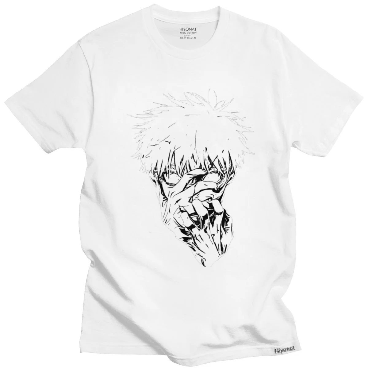 

Fashion Anime Kaisen T Shirts Men Soft Lycra Yuji Itadori Tee Tops Crew Neck Short Sleeved Novelty T-shirt Gift Four Seasons