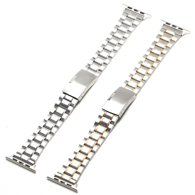 

Brand Stainless Steel Strap for Apple Watch Band Series 3/2/1 38mm 42mm Metal Sport Watchband for iwatch series 4 40mm 44mm