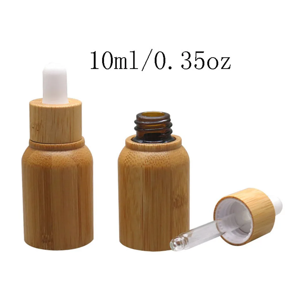 2 шт./лот оптовая продажа пустая стеклянная бутылка-капельница из натурального