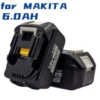 for lanterna makita18v bl1840 bl1850 bl1860 power lithium ion battery 6 0ah large capacity strong power with light rechargeable