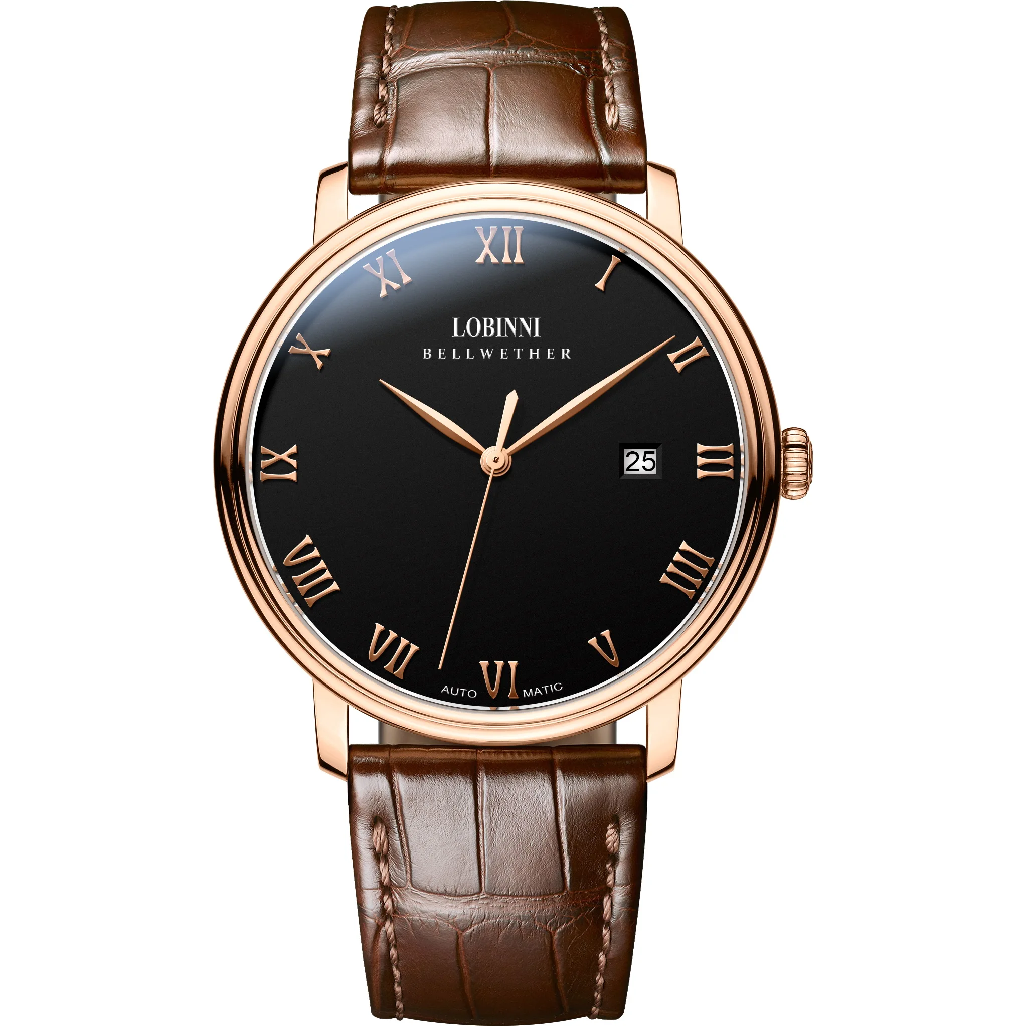 Часы наручные LOBINNI Мужские механические роскошные брендовые водонепроницаемые