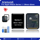 Для Apple Watch Series 1 38 мм 42 мм спортивная версия ЖК-дисплей кодирующий преобразователь сенсорного экрана в сборе Замена