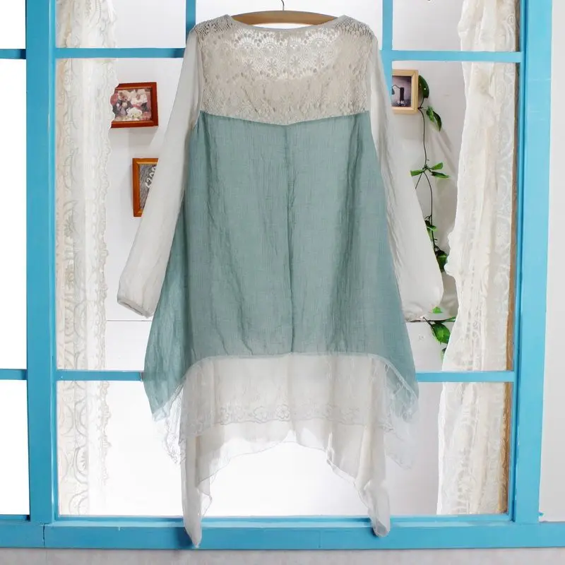 Женское Повседневное платье с длинным рукавом асимметричное двухцветное до