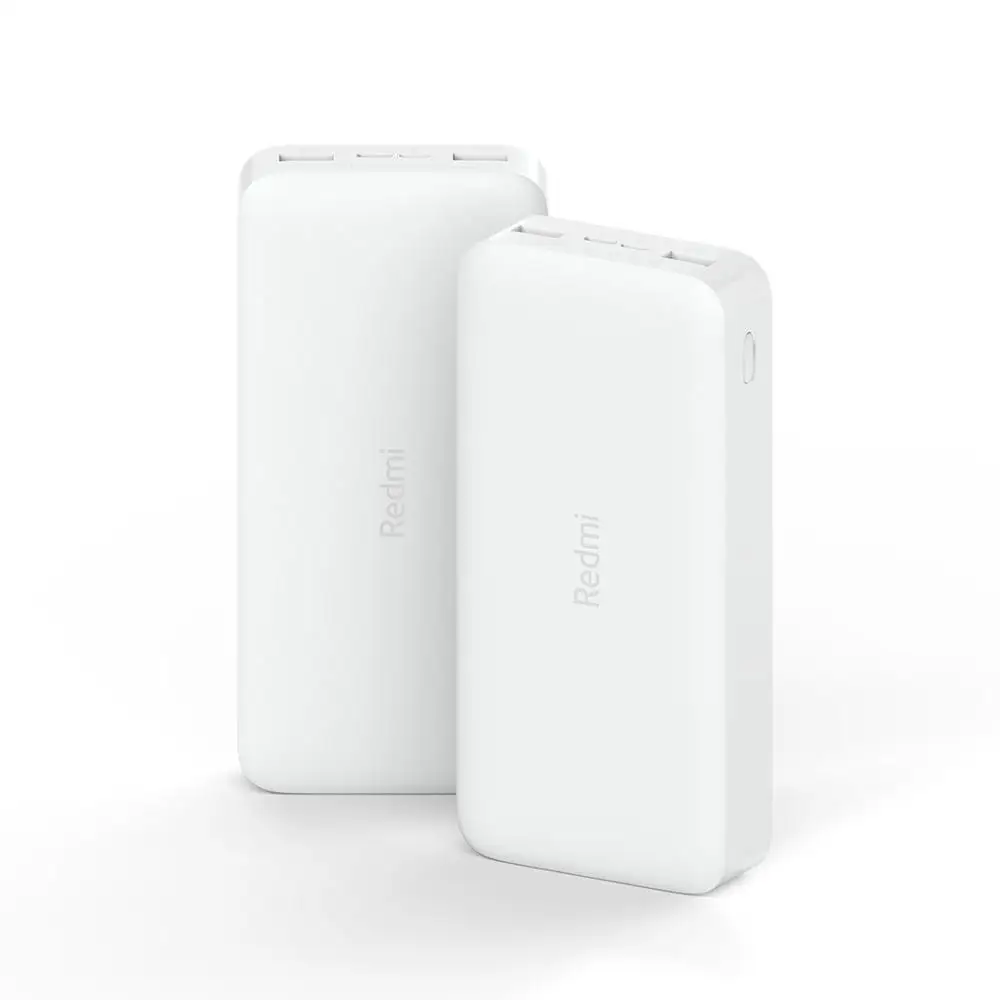 2019 Оригинал Xiaomi Redmi внешний аккумулятор 20000 мАч 2USB 4 телефона 18 Вт эффективная