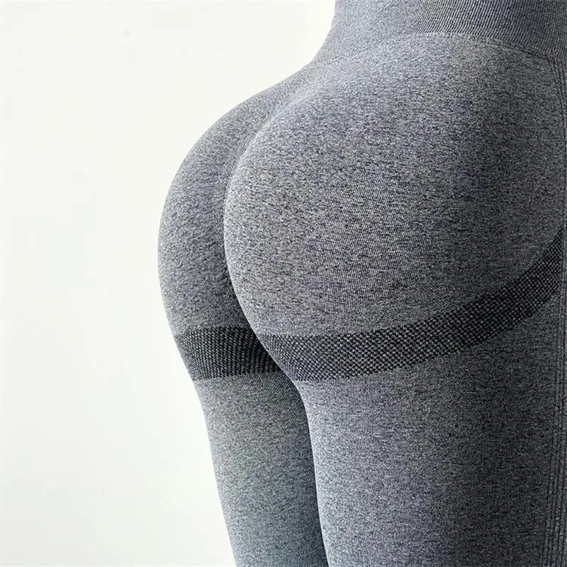 Gradient Color Sport Yoga Pants Sexy Push Up Legging Women Workout Fitness Running Pants Gym High Waist Squat Proof Tights