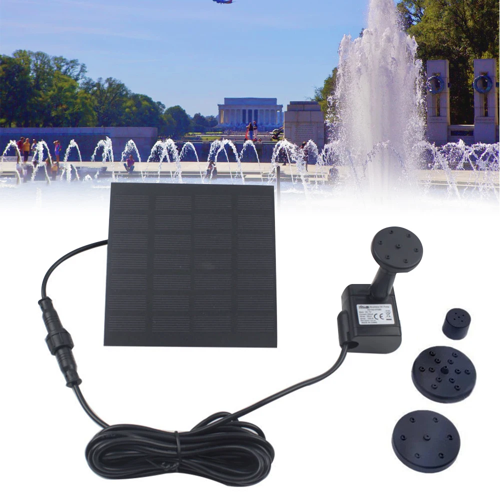 

Мини-фонтан на солнечной батарее, пруд, водопад, садовый фонтан, украшение, уличная птица, для ванной, на солнечной батарее, плавающий водяно...