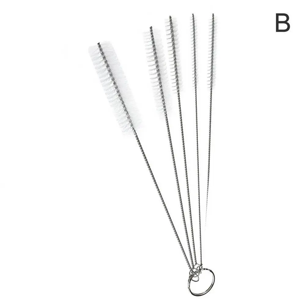 5 шт./компл. Нейлон бутылки пробки ершики для чистки насадок щетки Спрей очиститель 2 мм щетка Диаметр соломы