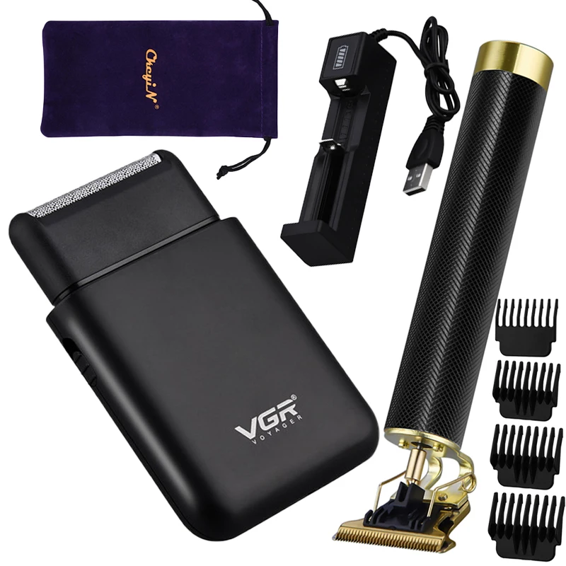 

Машинка для стрижки волос T9 электрическая для мужчин и взрослых, триммер для бороды с USB разъемом, лезвие 0 мм