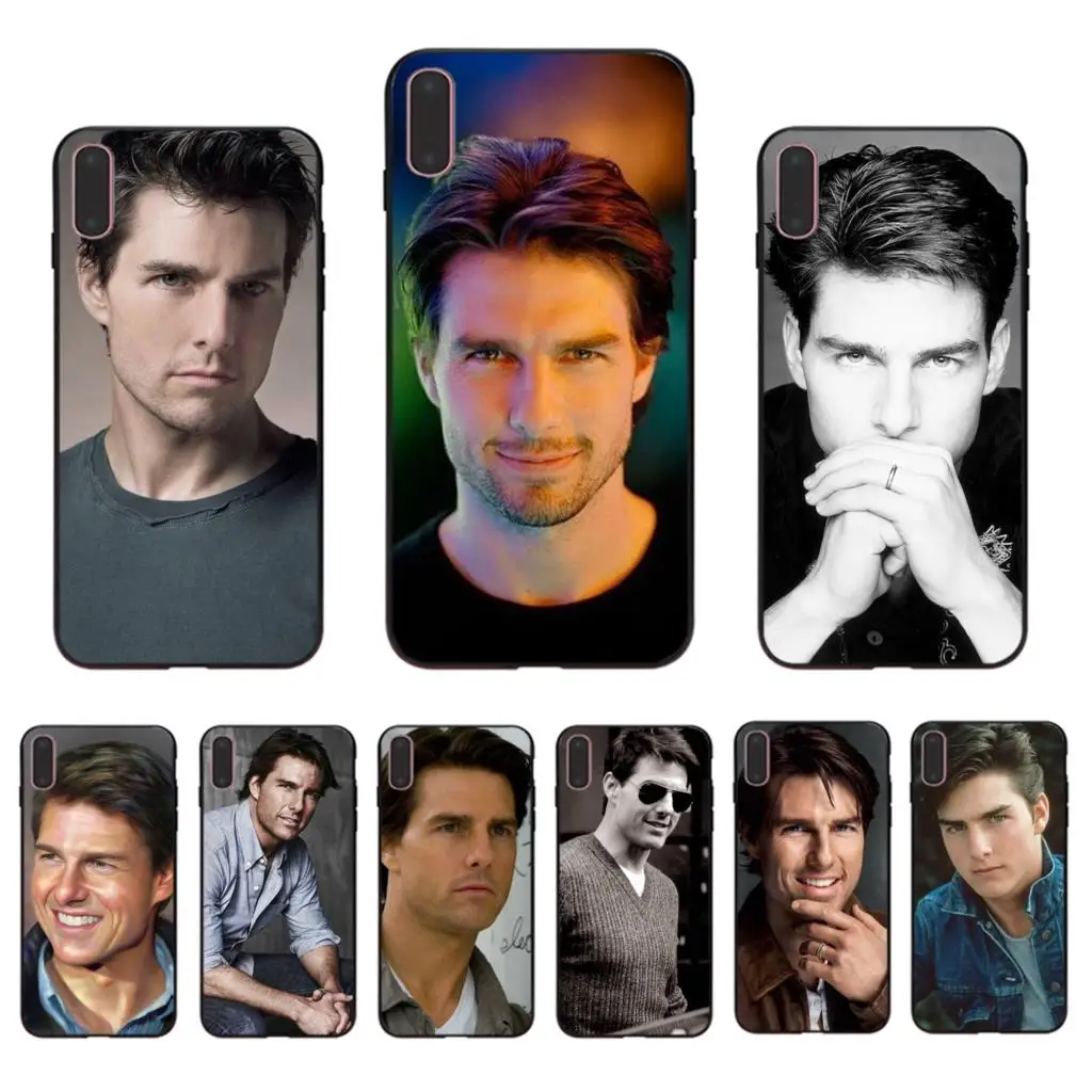 IMIDO Tom Cruise/мягкий силиконовый чехол для iphone 7 8 11 pro xs max xr x 6s 6 plus se 5 5s 10|Бамперы| |