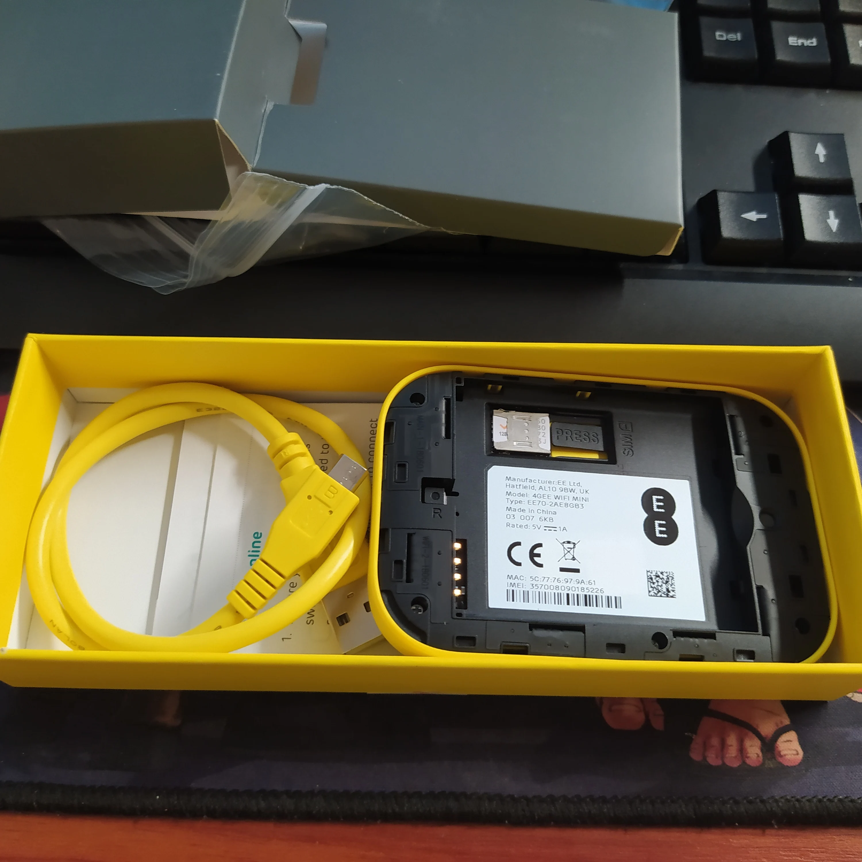 New unlocked 4G EE WIFI MINI CAT7 WIFI ROUTER Alcatel EE70  4G Portable MIFI Hotspot PK E5776 E5577 E5786