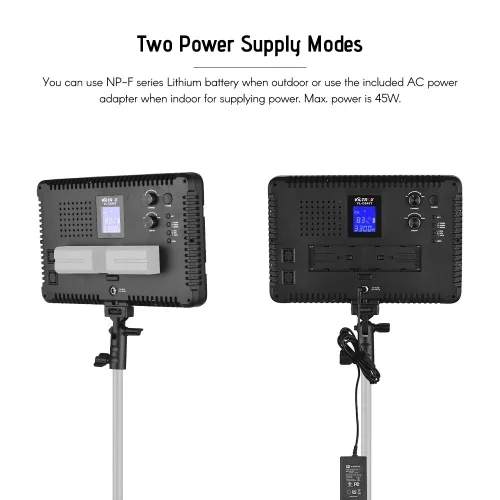 VL D640T Профессиональный ультратонкий двухцветный Диммируемый светодиодный