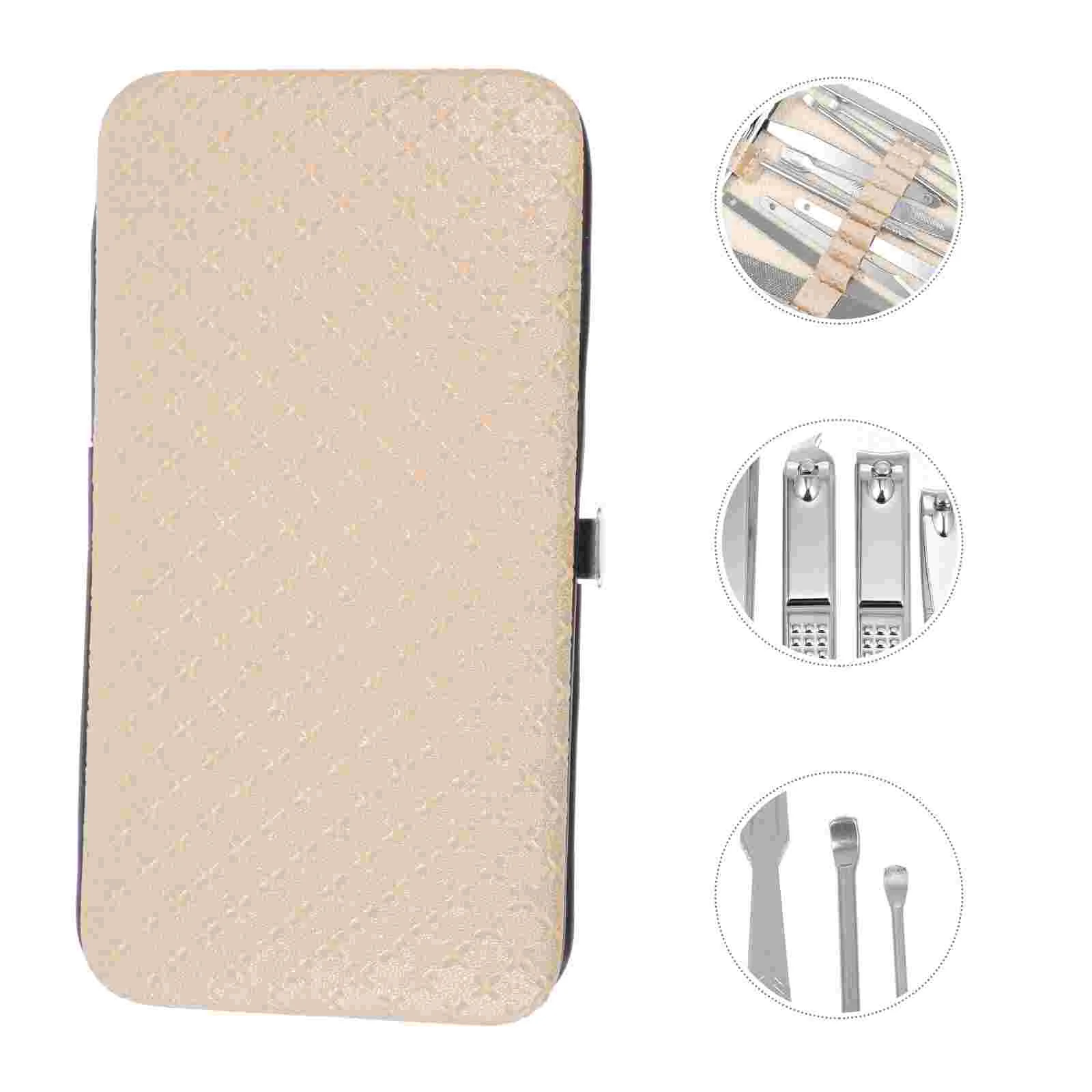 

1 Набор ногтей из нержавеющей стали, набор инструментов для чистки ушей, маникюрный набор для дома