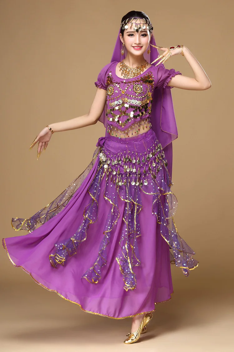 Танцевальная индийская одежда женский набор для выступления на сцене в