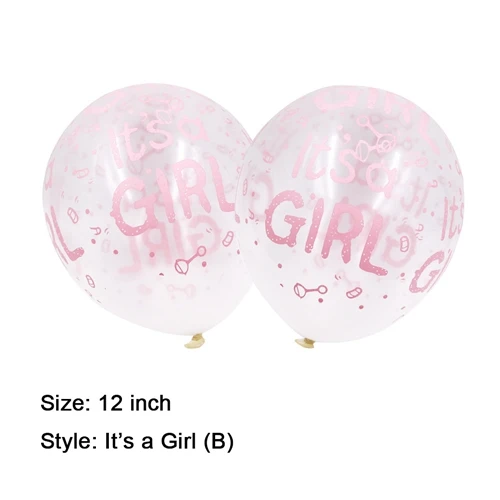 girl 20pcs 1 комплект, Детская душевая кабина для мальчиков и девочек, реквизит для фотосъемки, украшение, Детская фотобудка с изображением пола, вечерние принадлежности для первого мероприятия - Цвет: girl 20pcs