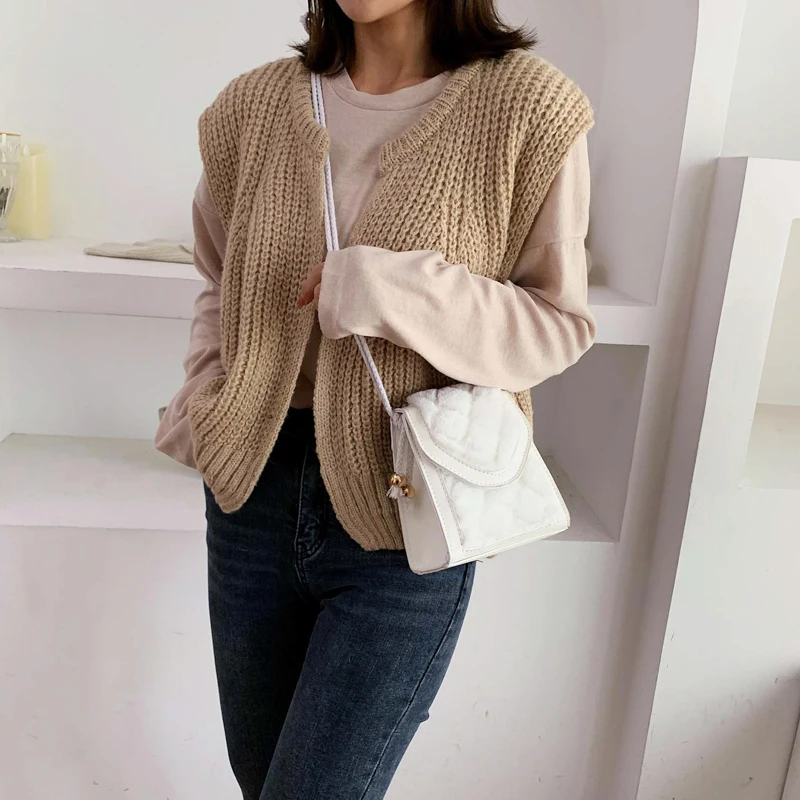 2020 новые мини сумки модные Ins супер огонь сумка почтальон плюшевая женская для