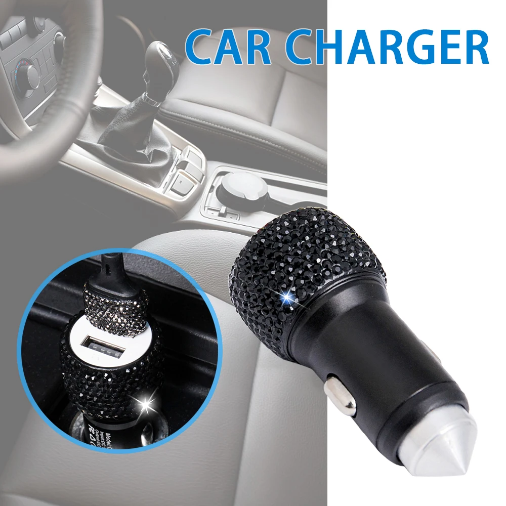 Универсальное автомобильное зарядное устройство 12 24 В двойной USB адаптер для