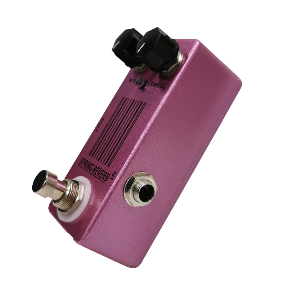 MOSKY Весна реверберации мини Одиночная педаль эффектов для гитары Bypass Запчасти и