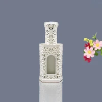 25ml antique perfume bottle cosmetic frosted glass bottle hollow spray metal empty bottle travel portable