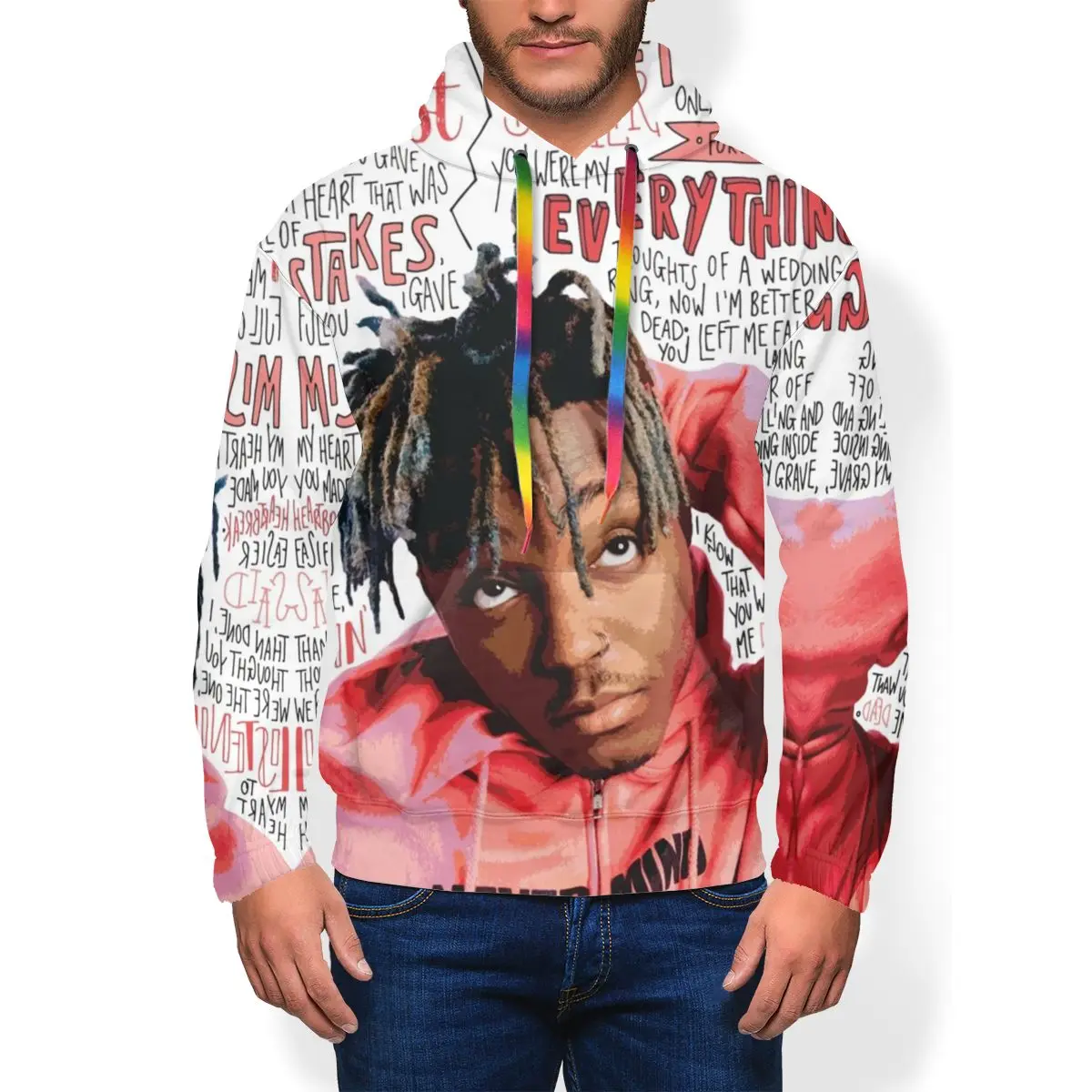Juice Wrld толстовка с капюшоном толстовки мужские уличные пуловеры худи Красивые