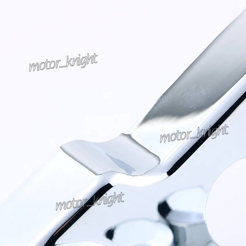 Хром ABS передняя вилка опускание тройной дерево верхний зажим Крышка для Honda 2003 2009