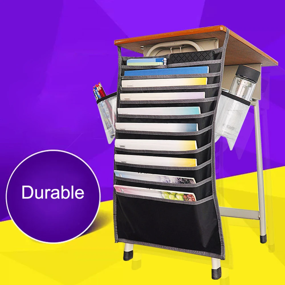 10 цветов Настольный держатель для канцелярских принадлежностей сумка хранения