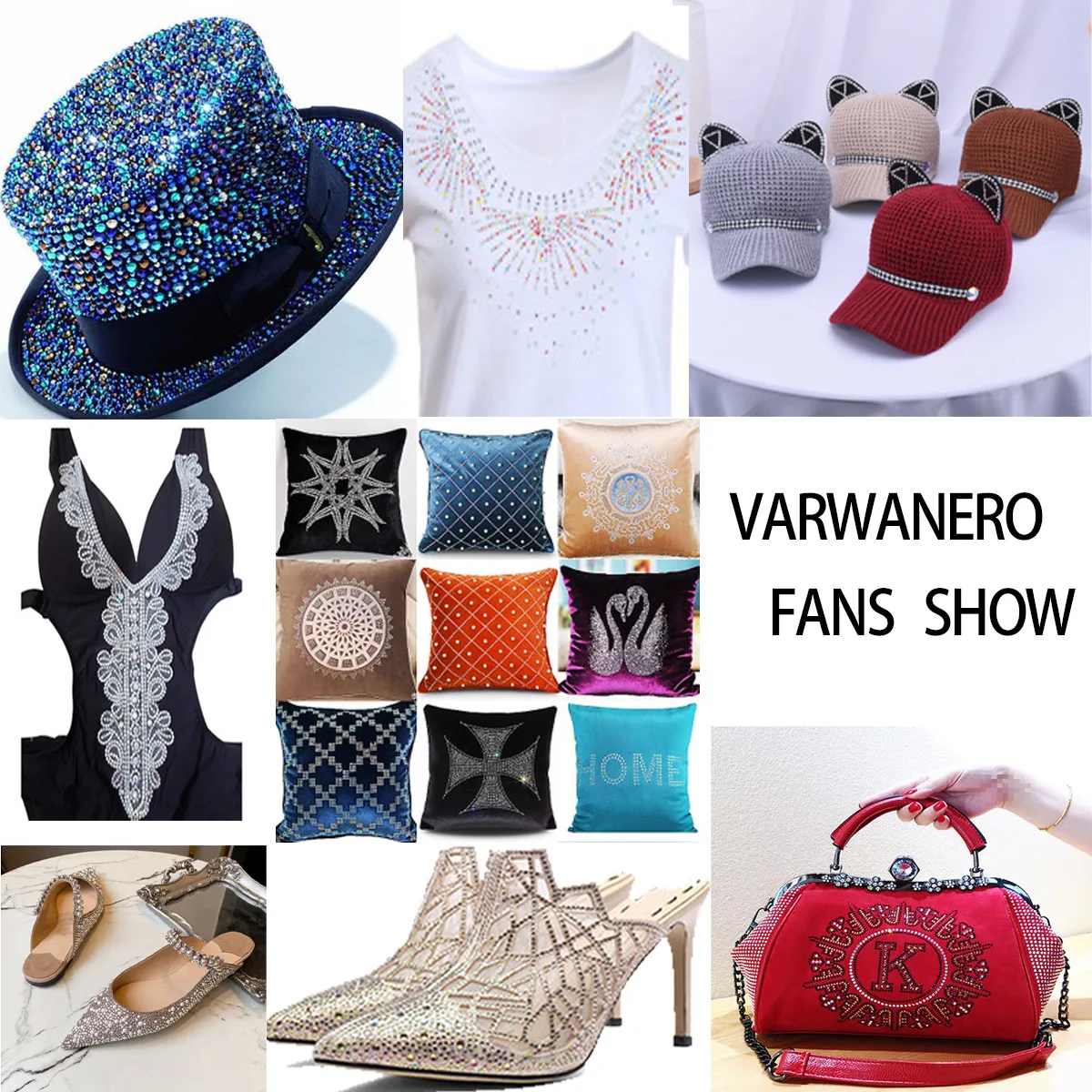 

Two Hotfix Applicators with 7200 pcs Rhinestones- Flatback Hotfix Rhinestones 14 Colors 7 Sizes with Two Rhinestone Applicators