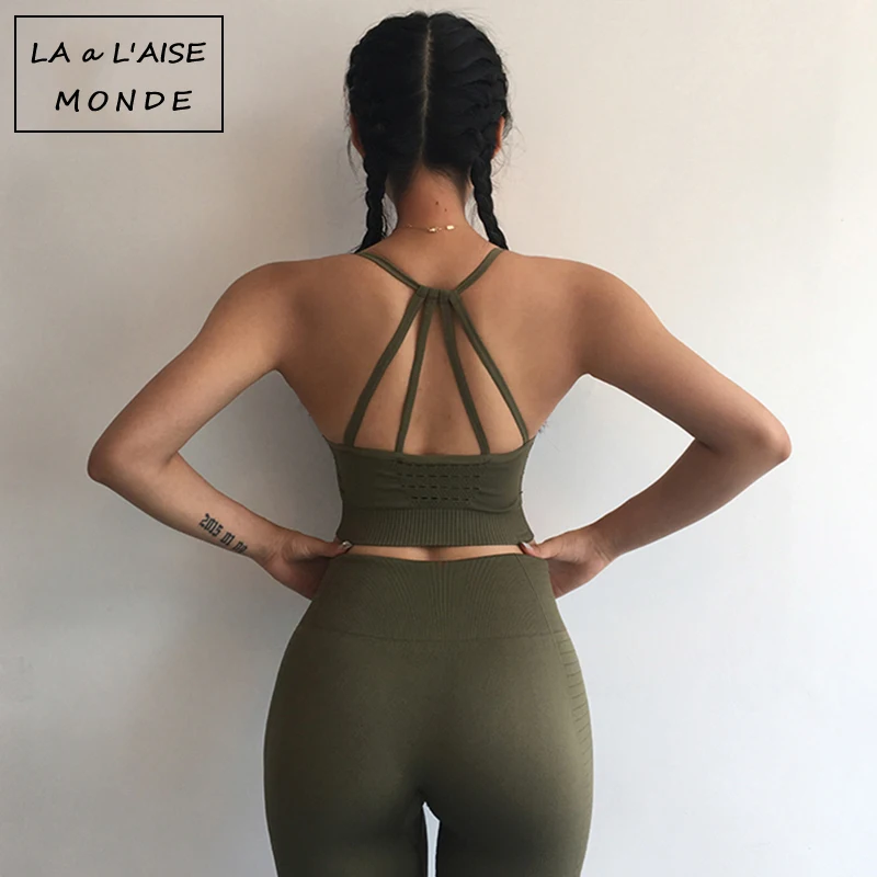 Lucylizz женский полый спортивный бюстгальтер для фитнеса дышащий йоги топ занятий