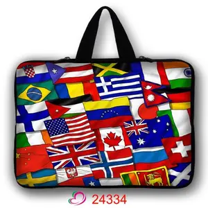 flags laptop sleeve for macbook dell hp asus acer lenovo 11 12 13 3 14 15 inch laptop bag case for mac pro 13 15 notebook bags free global shipping