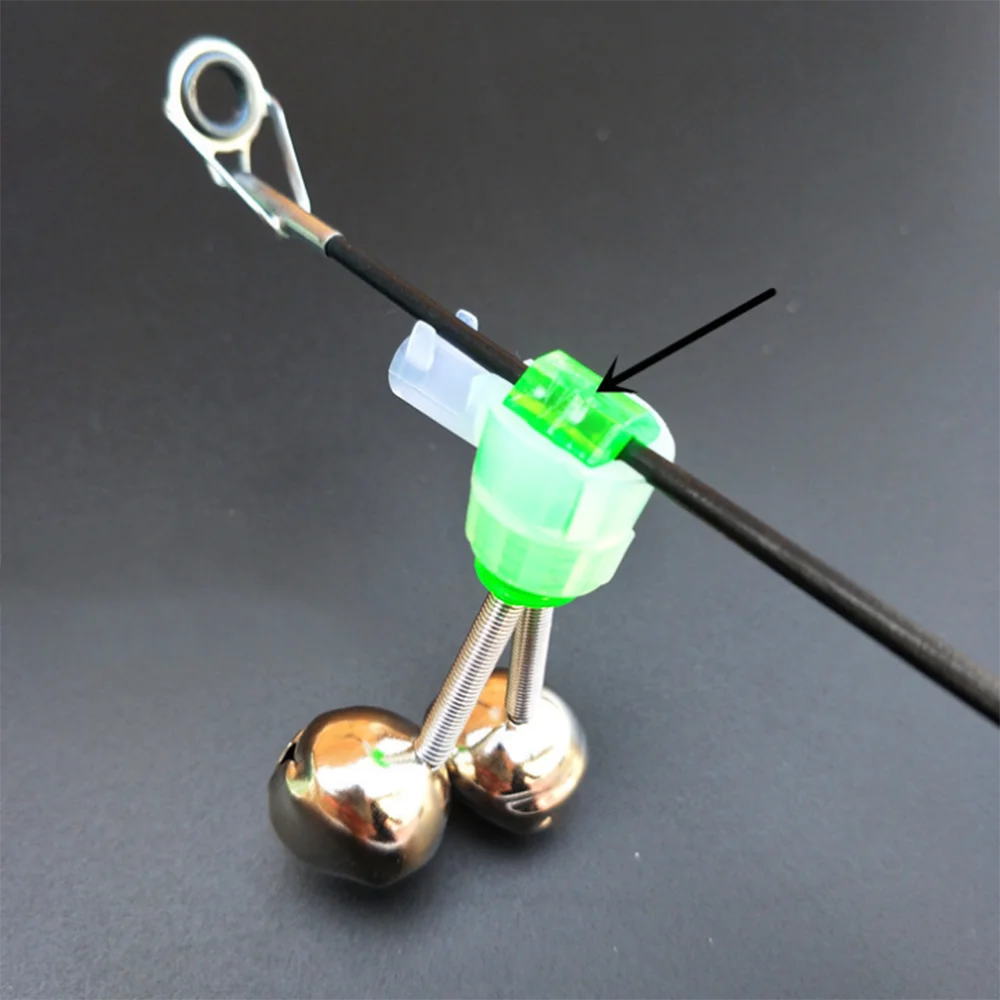 5 шт. удочка колокольчики сигнализаторы для укуса зажим зажима кольца приманки